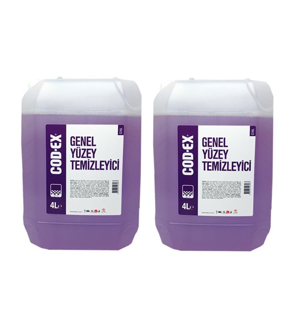 COD-EX Genel Yüzey Temizleyici Lavanta 4L X 2 Adet