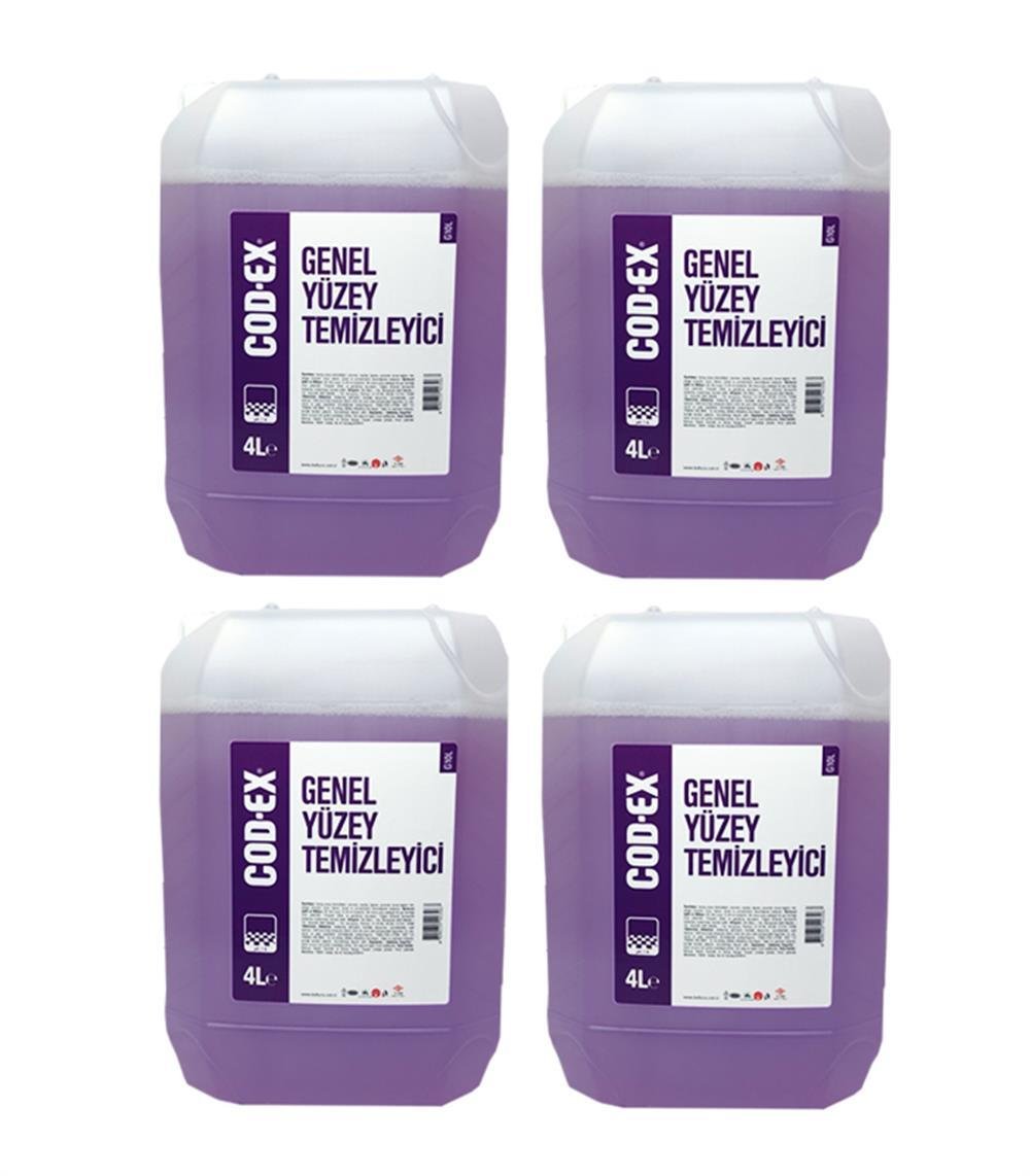 COD-EX Genel Yüzey Temizleyici Lavanta 4L X 4 Adet