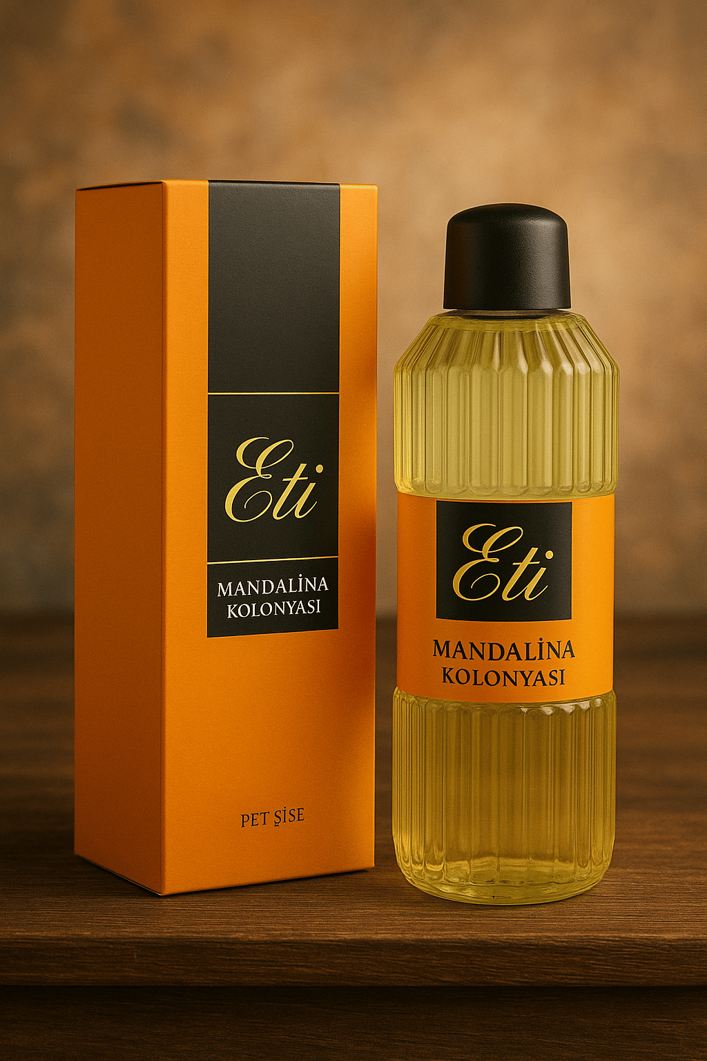 Eti Mandalina Kolonyası 350 Ml Pet Şişe - Kutulu