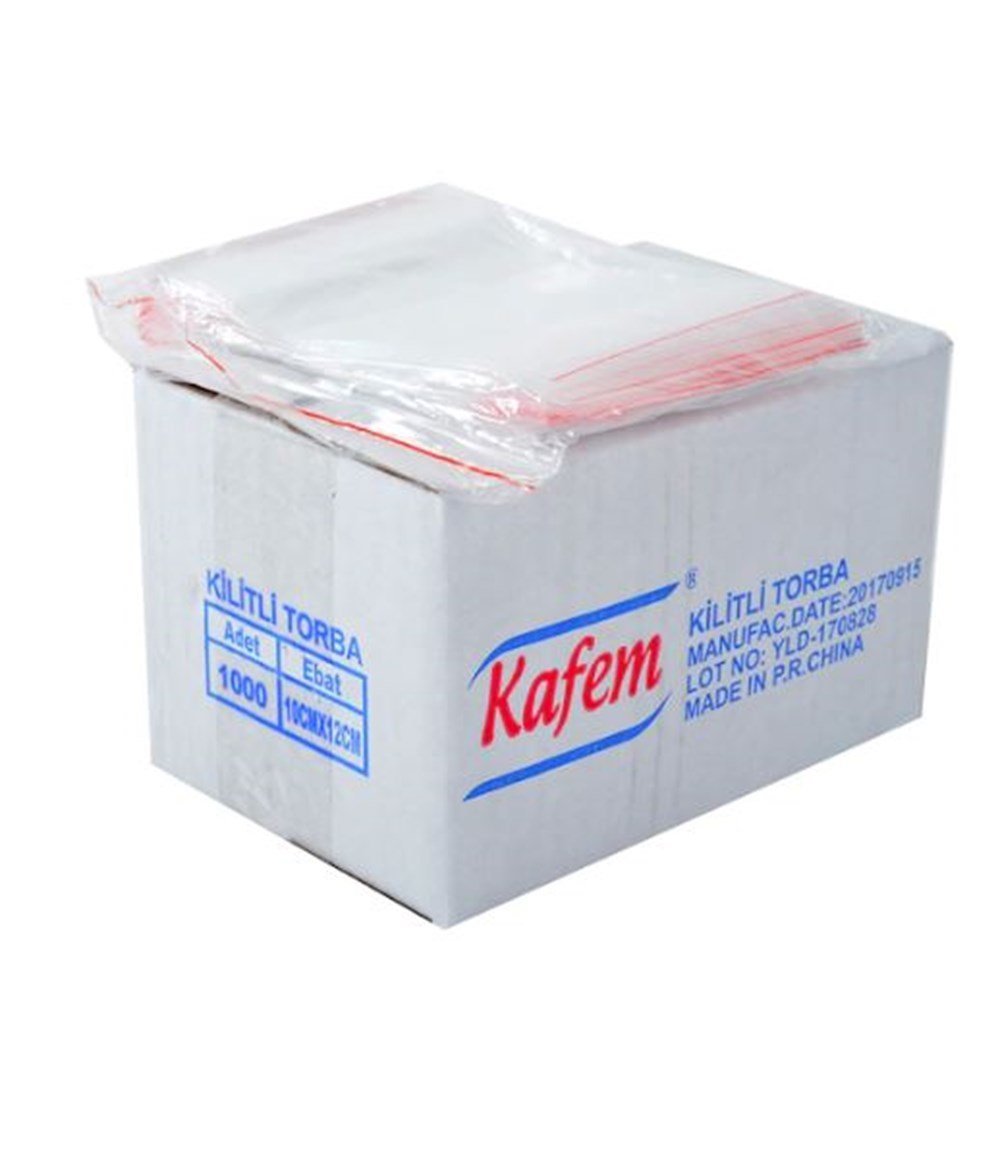 Kafem Kilitli Torba 10x12 cm - 1000 Adet