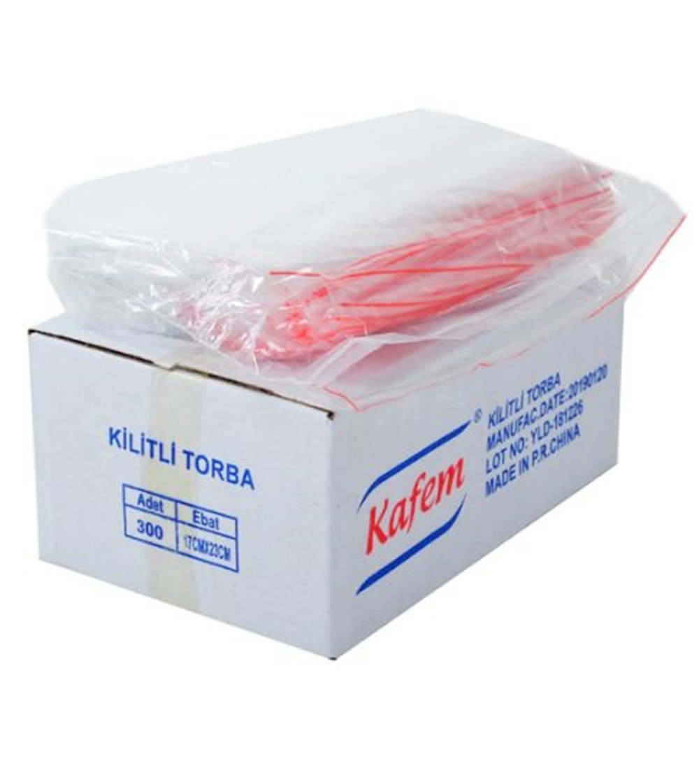 Kafem Kilitli Torba 17x23 cm - 300 Adet
