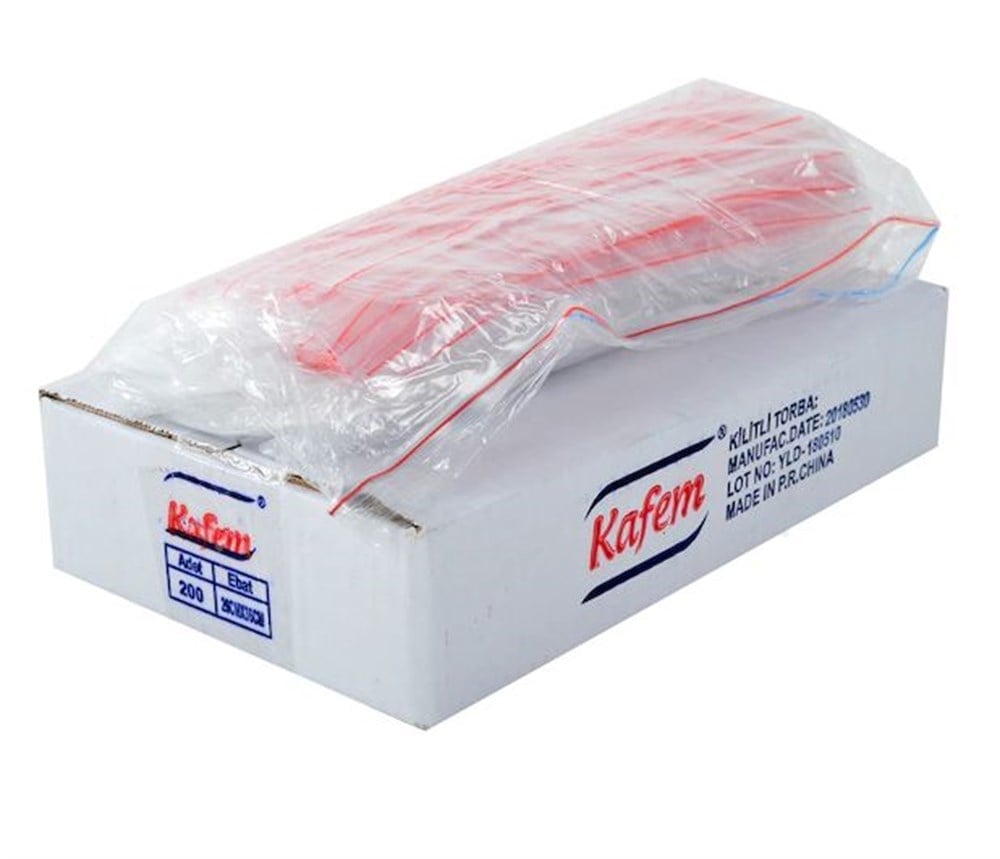 Kafem Kilitli Torba 26x35 cm - 200 Adet