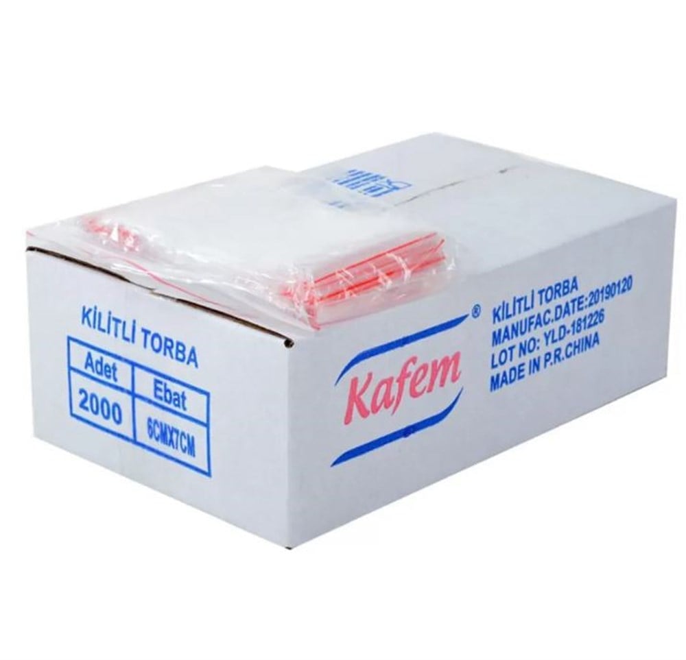 Kafem Kilitli Torba 6x7 cm - 2000 Adet