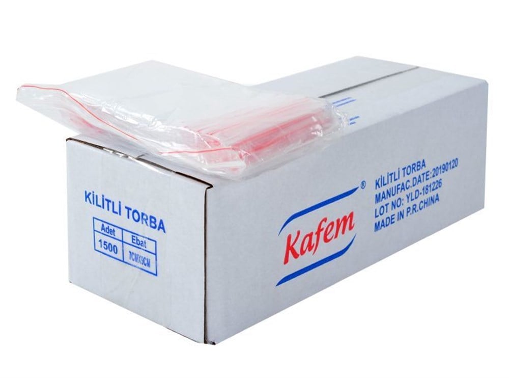 Kafem Kilitli Torba 7x9 cm - 1500 Adet