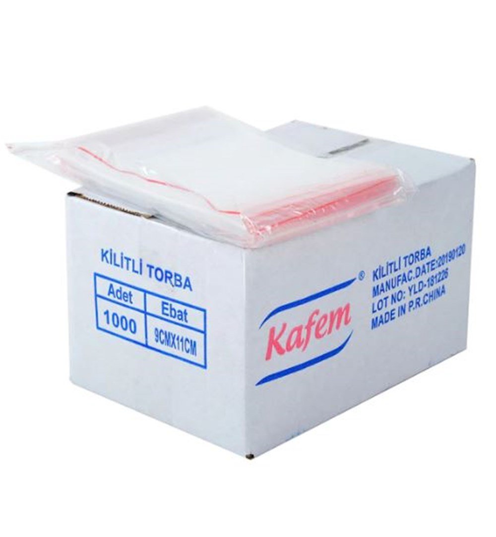 Kafem Kilitli Torba 9x11 cm - 1000 Adet
