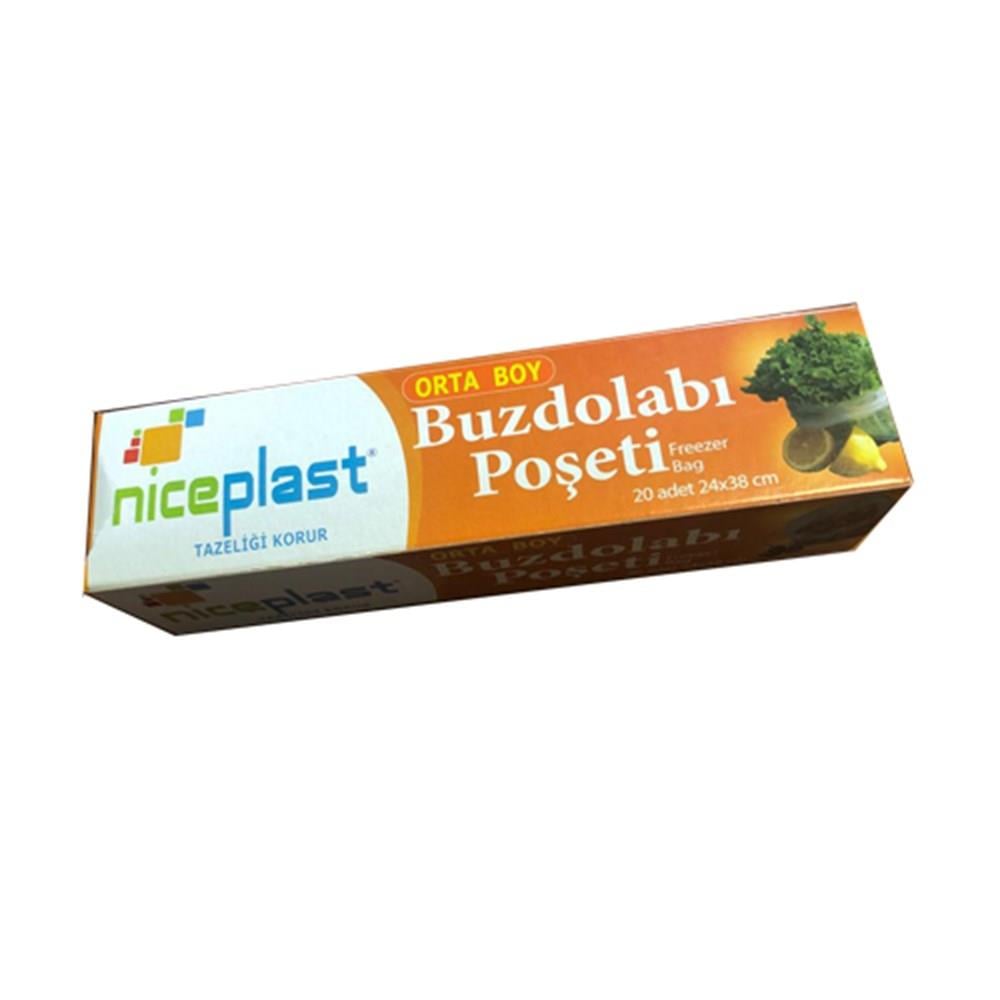 Niceplast Buzdolabı Poşeti 24x38cm - 20 Adet
