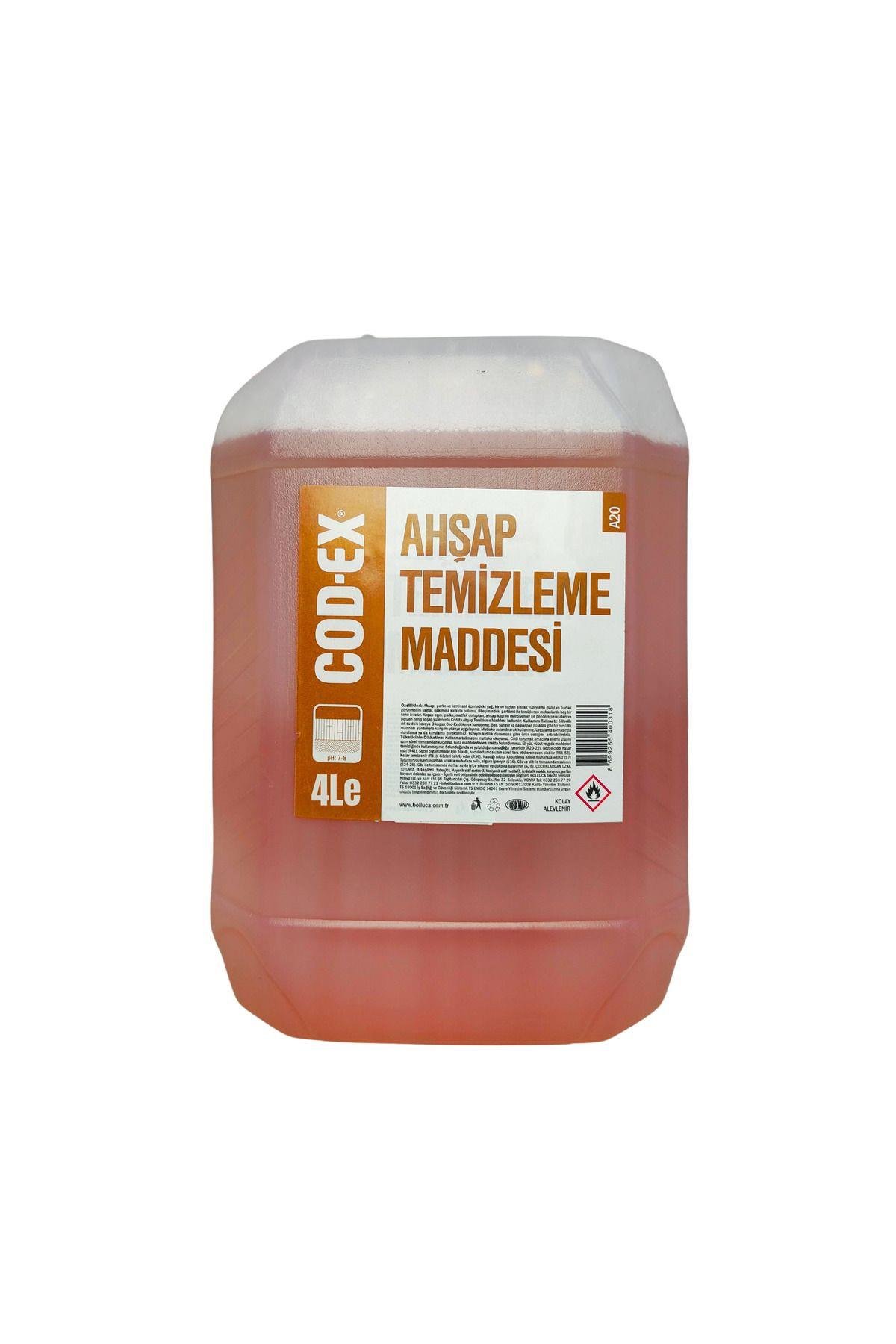 Parke Laminat ve Ahşap Temizleme  Parlatma Maddesi 4 Litre