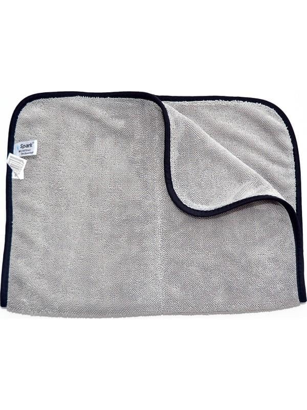 Spark M2315 Mikrofiber Ultra Emici Çift Yüz Havlu Bez Ultra Oto Kurulama Temizlik ve Cam Bezi 40x60 Cm