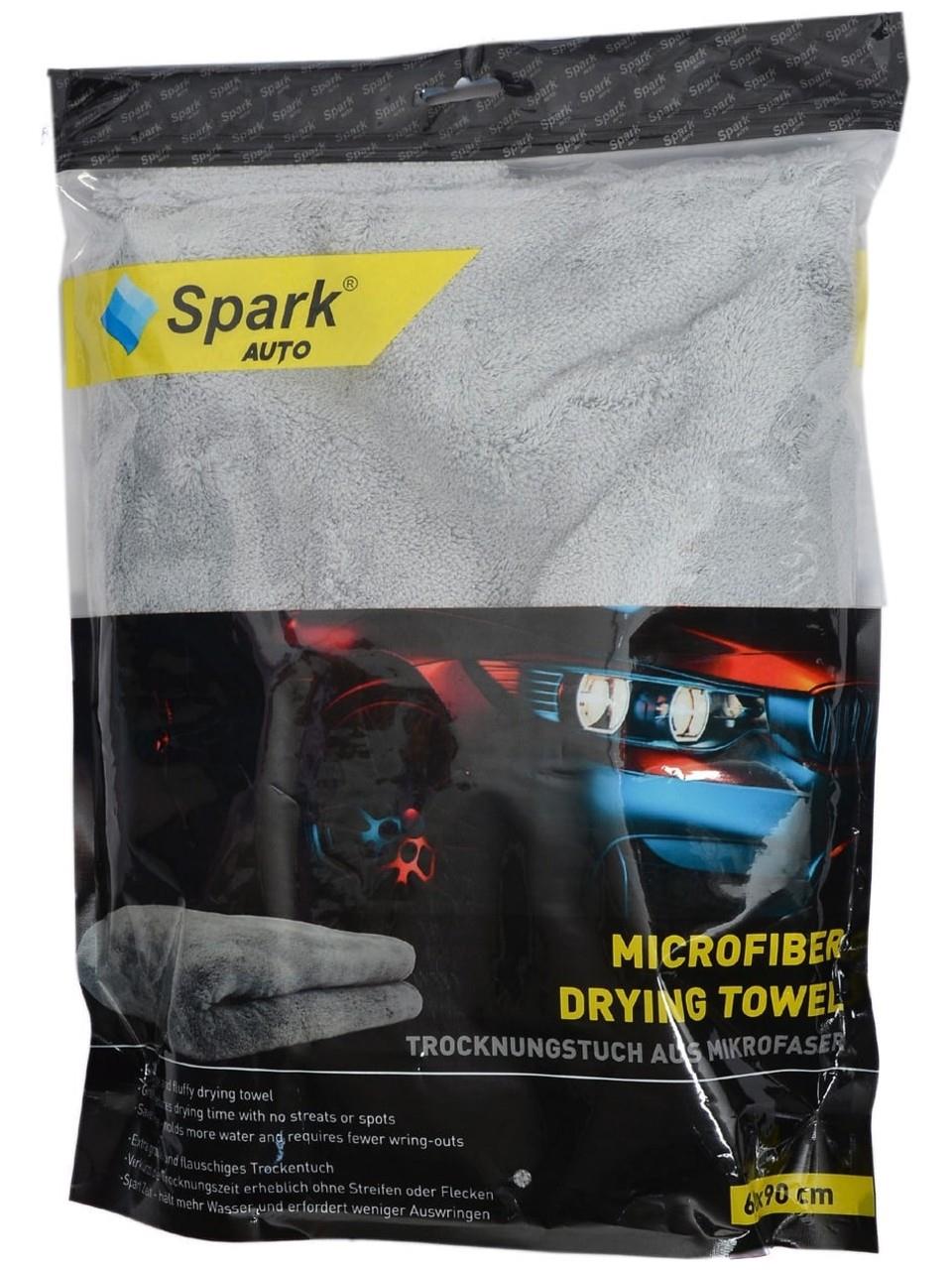 Spark Mp2316 Mikrofiber Peluş Oto Kurulama Ve Temizlik Bezi Büyük Boy 60x90 Cm