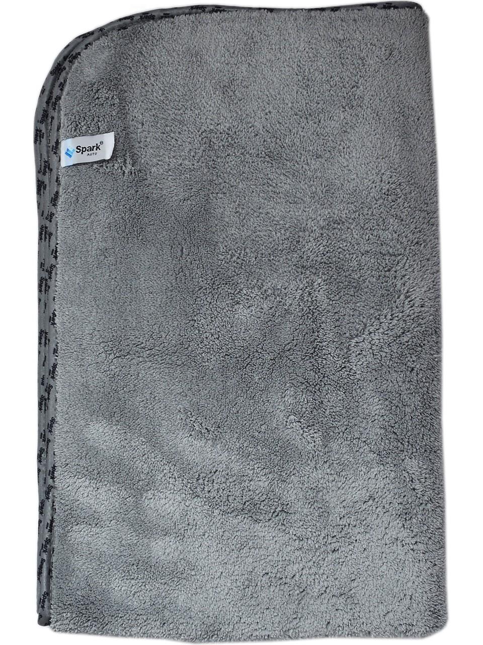 Spark Mp2316 Mikrofiber Peluş Oto Kurulama Ve Temizlik Bezi Büyük Boy 60x90 Cm