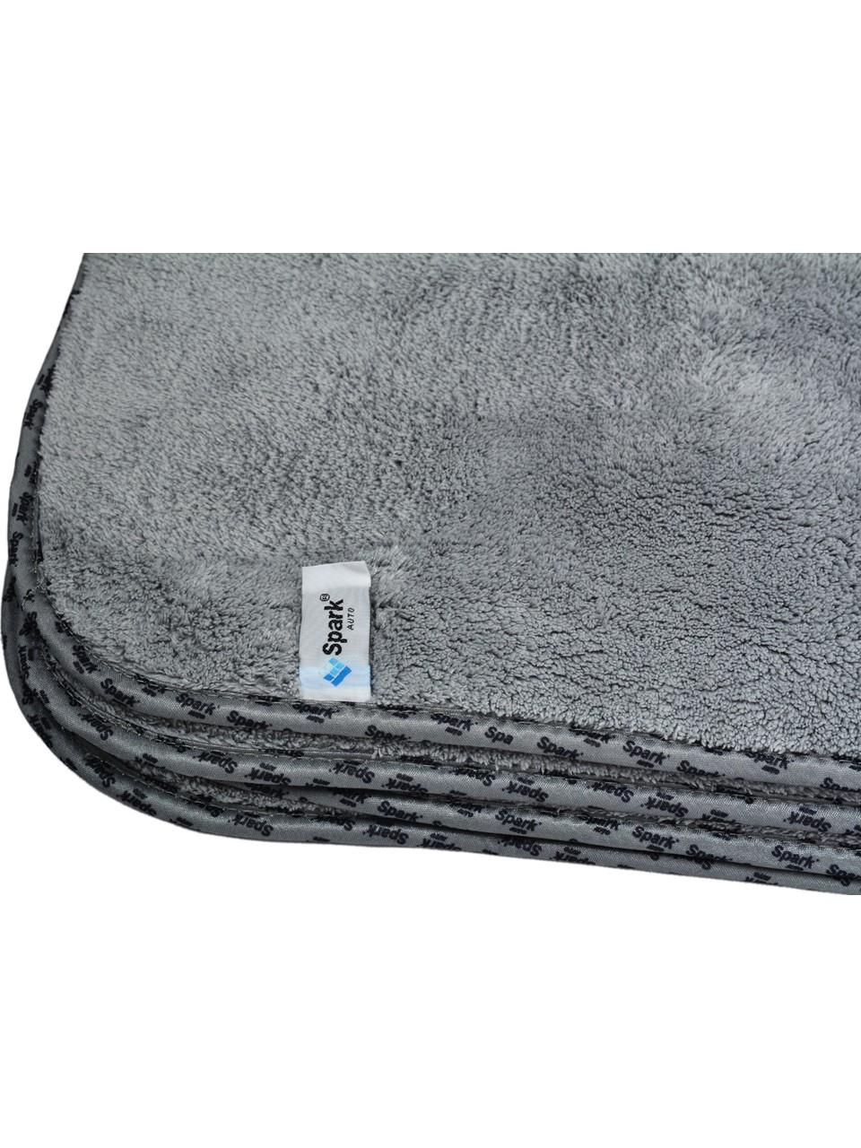 Spark Mp2316 Mikrofiber Peluş Oto Kurulama Ve Temizlik Bezi Büyük Boy 60x90 Cm