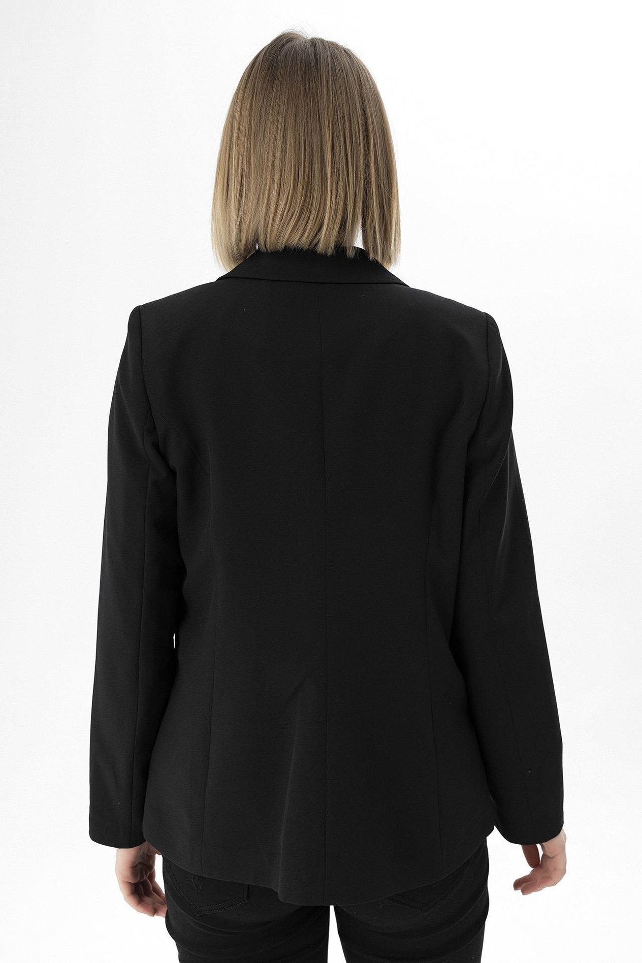 Kadın Tek Düğme Blazer Ceket