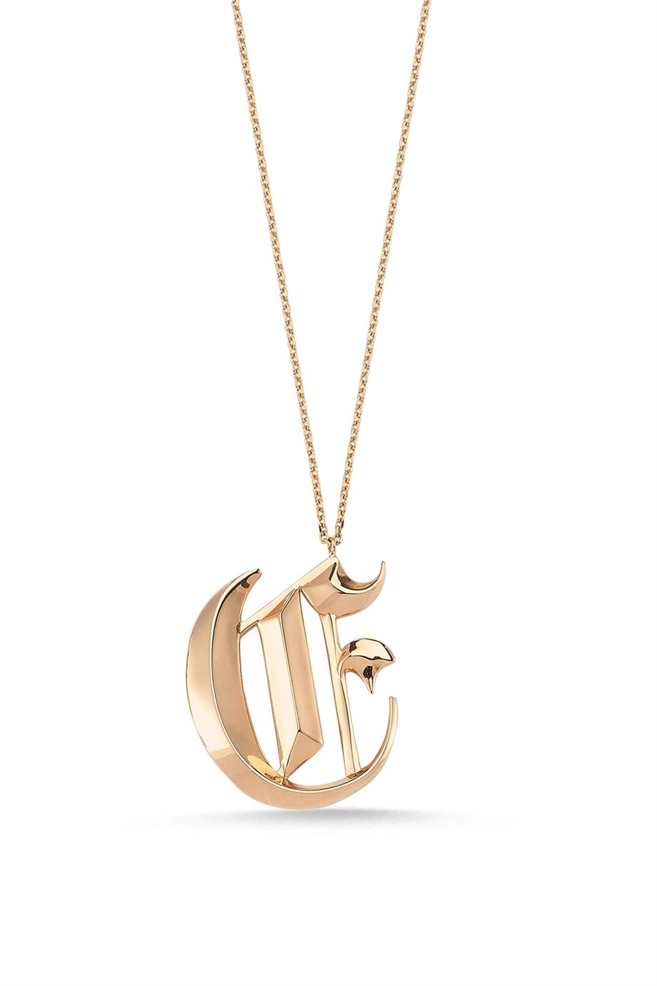E LETTER NECKLACE