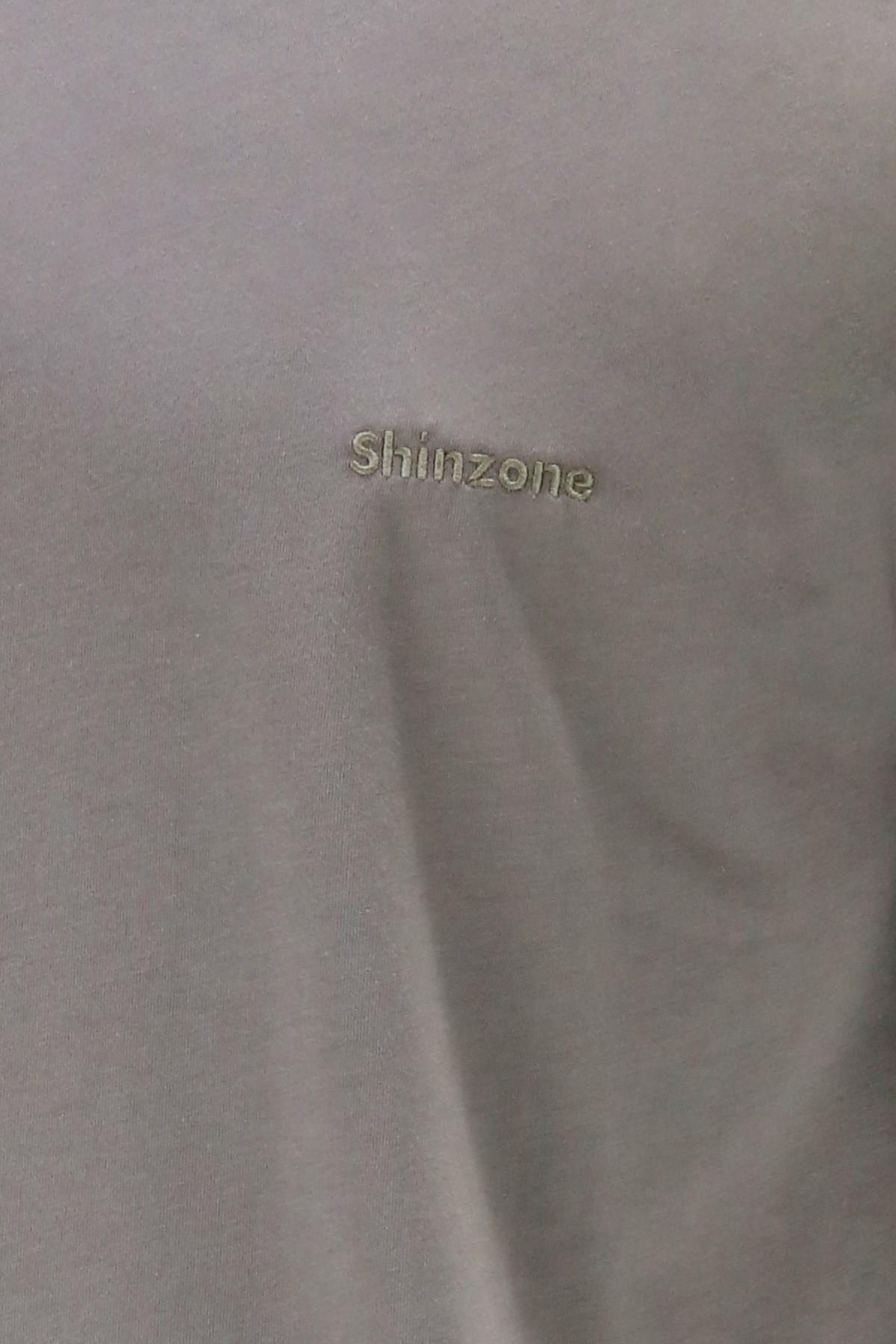 T-ShirtShinzoneErkek Bisiklet Yaka Standart Fit Vizon T-Shirt