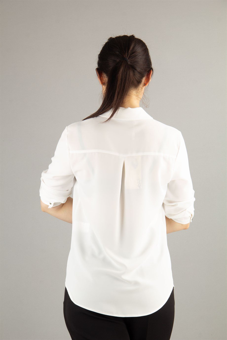 Classic Office Big Size Shirt - White