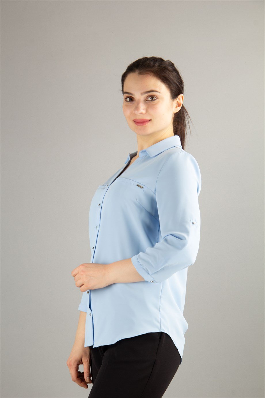 Classic Office Shirt - Baby Blue