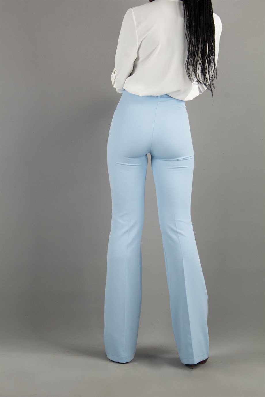 Classic Pants Office Trouser - Baby Blue