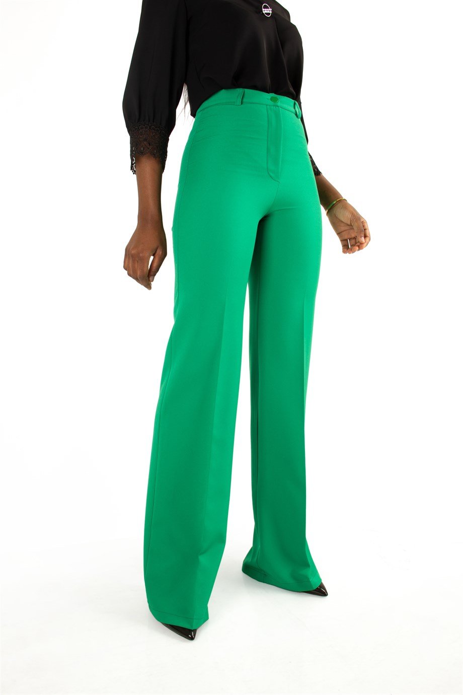 Classic Pants Office Trouser - Grass Green