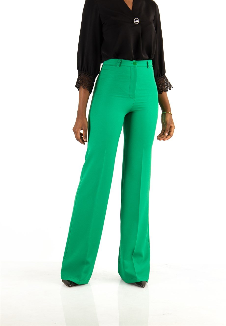 Classic Pants Office Trouser - Grass Green