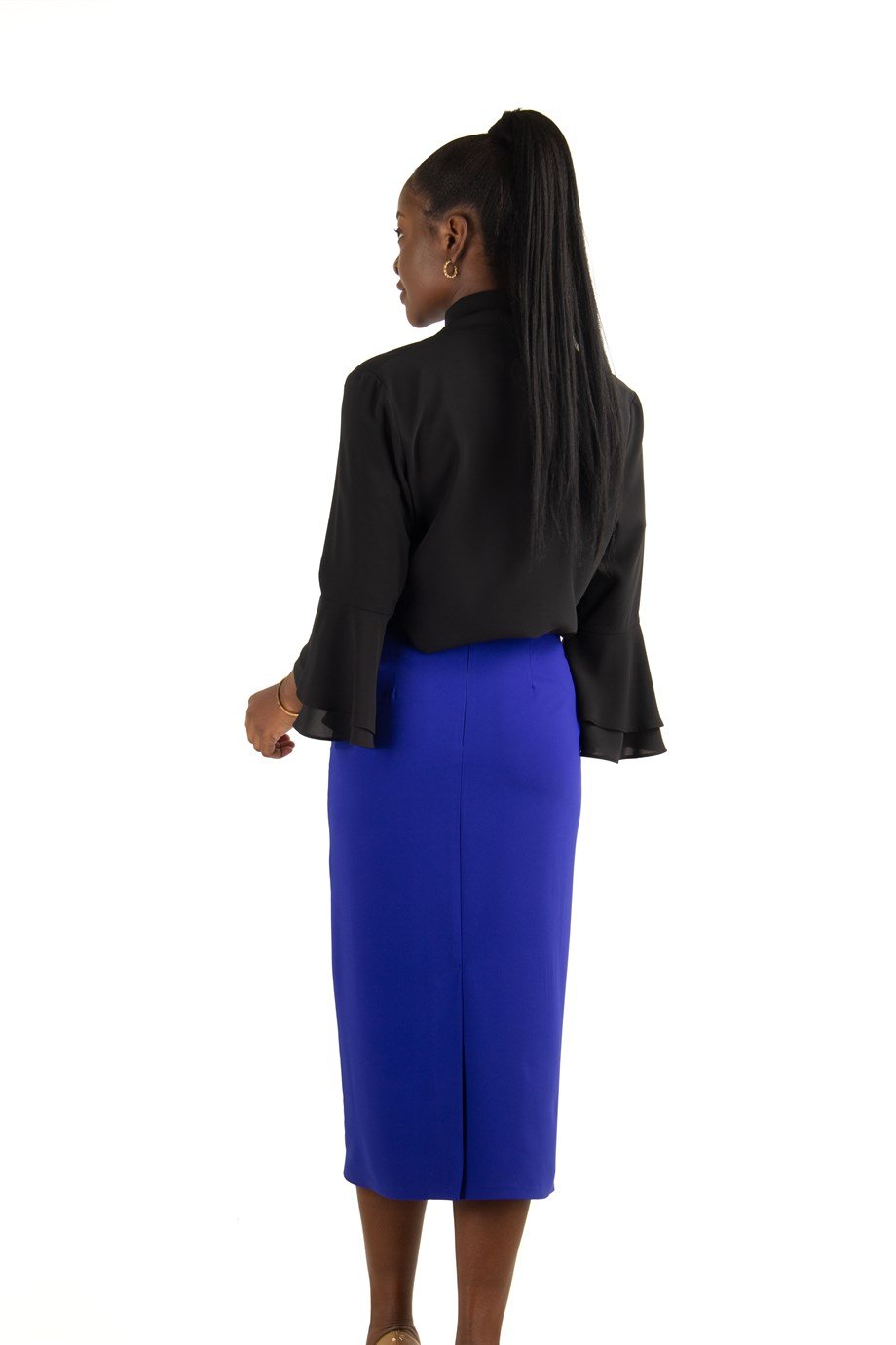 Classic Pencil Skirt - Saxe