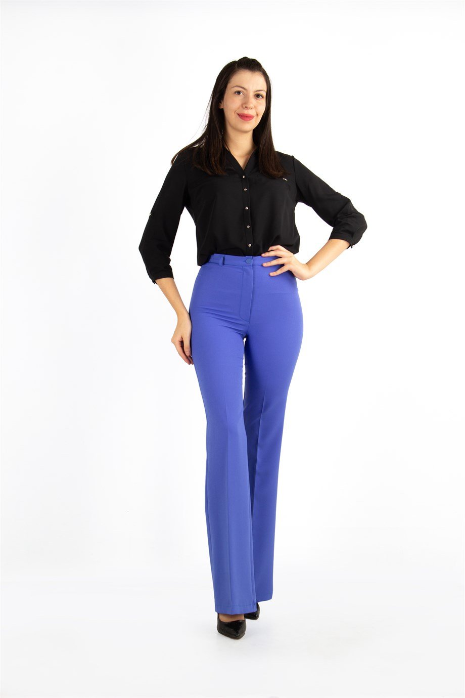 Classic Trouser Office Big Size Pant - Indigo