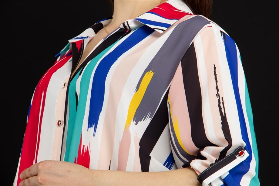 Multi Colour Printed Women Shirt