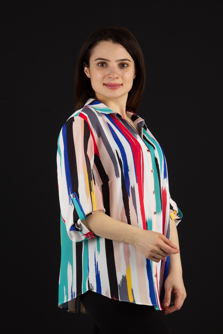 Multi Colour Printed Women Shirt