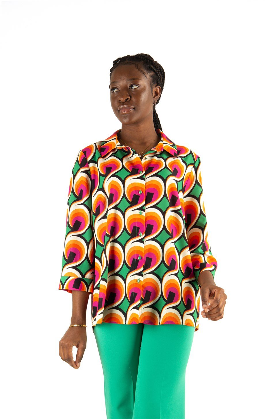 Multicolor printed shirt