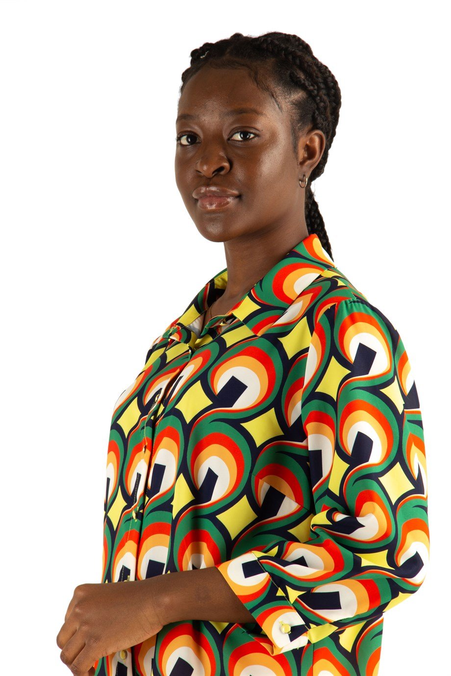 Multicolor Printed Shirt - Yellow
