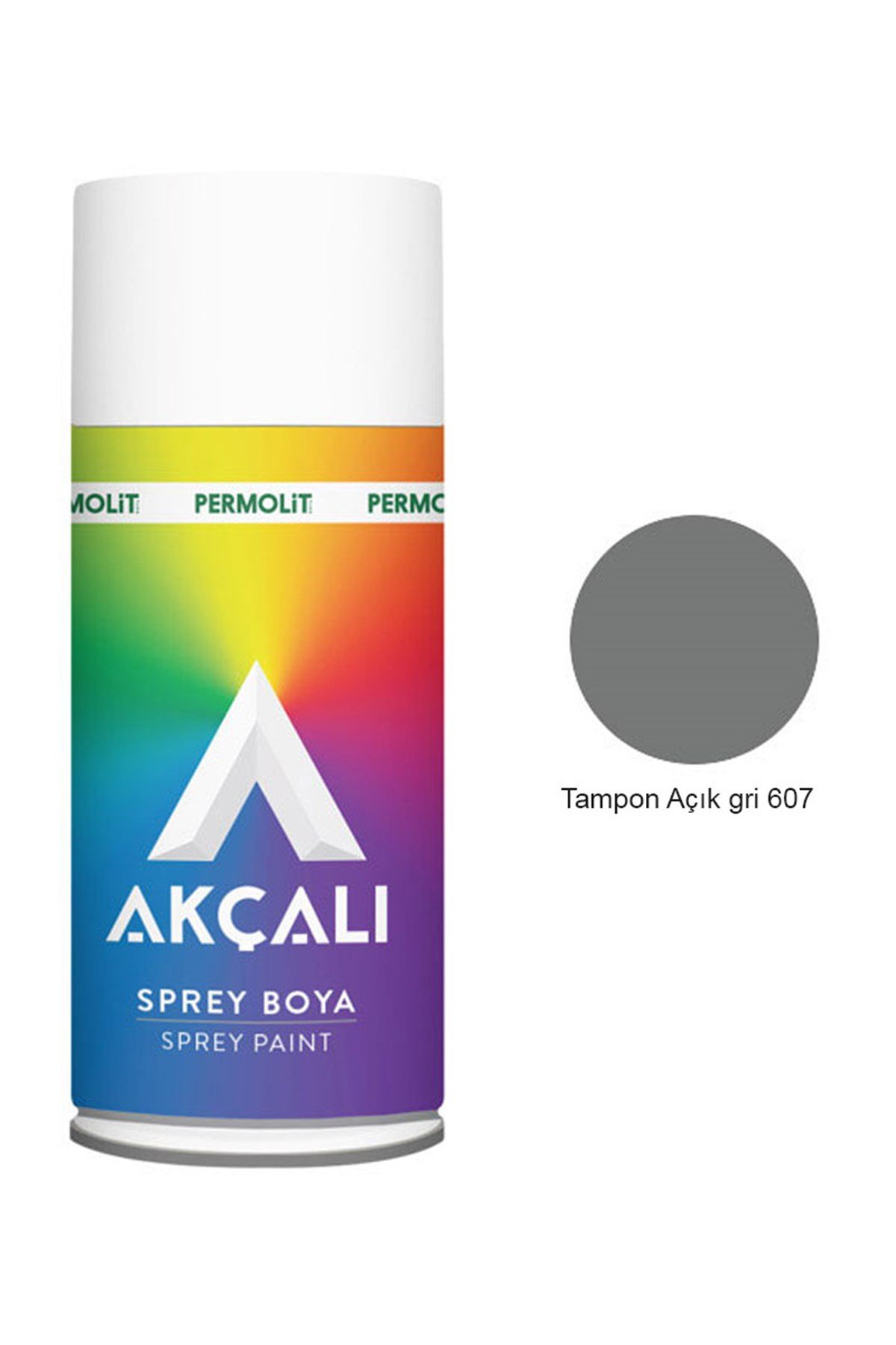 Akçalı 607 Tampon Açık Gri Sprey Boya 400ML