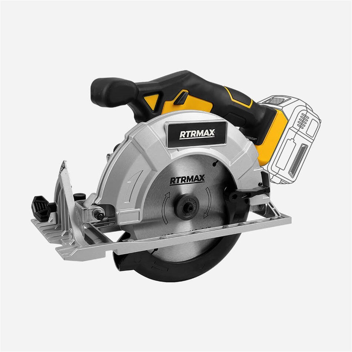 RTX1836 Rtrmax Akülü Daire Testere 165 Mm