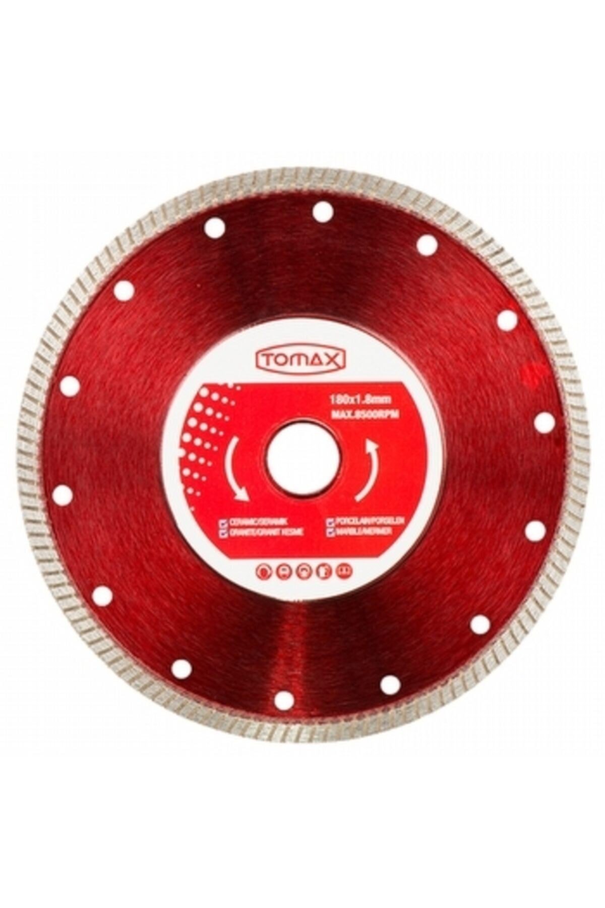 TOMAX HASSAS FAYANS SERAMİK GRANİT KESME TURBO ELMAS TESTERE 115x1.3mm