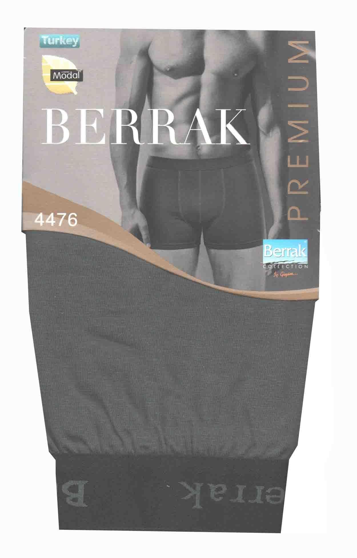 Erkek Modal Likralı Esnek Boxer Berrak-4476