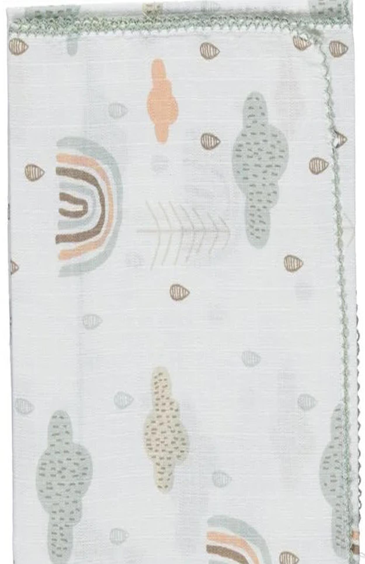 Müslin Battaniye Bebek Örtüsü 80x80