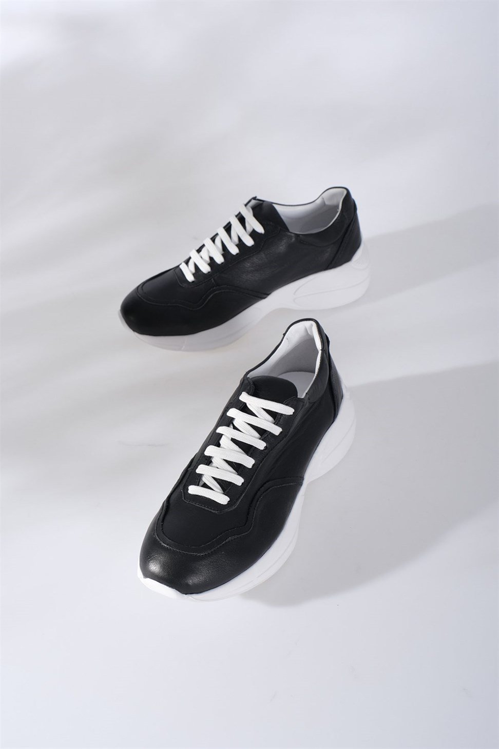 Kadın Deri Spor Ayakkabı & Sneaker SİYAH