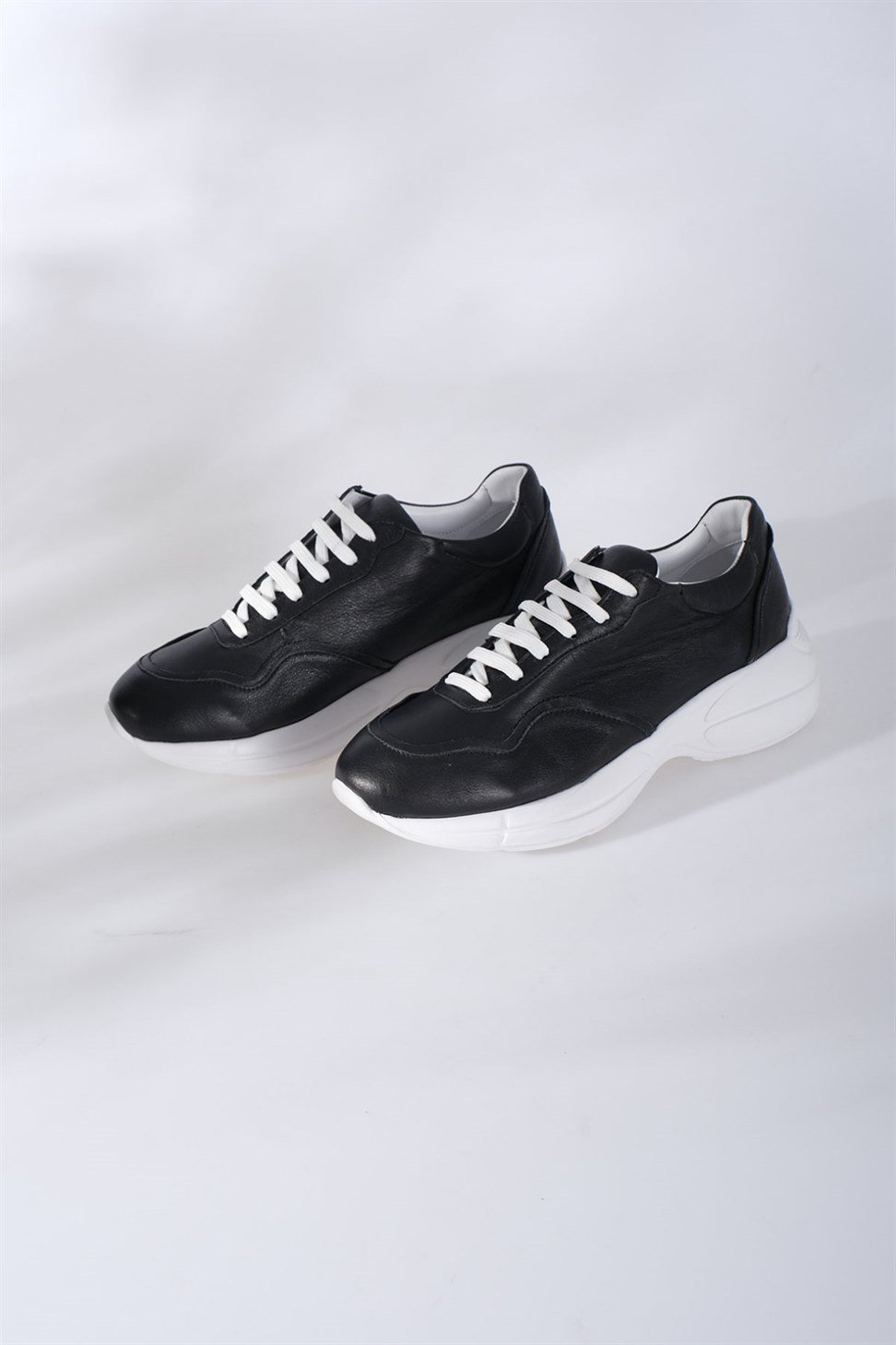 Kadın Deri Spor Ayakkabı & Sneaker SİYAH