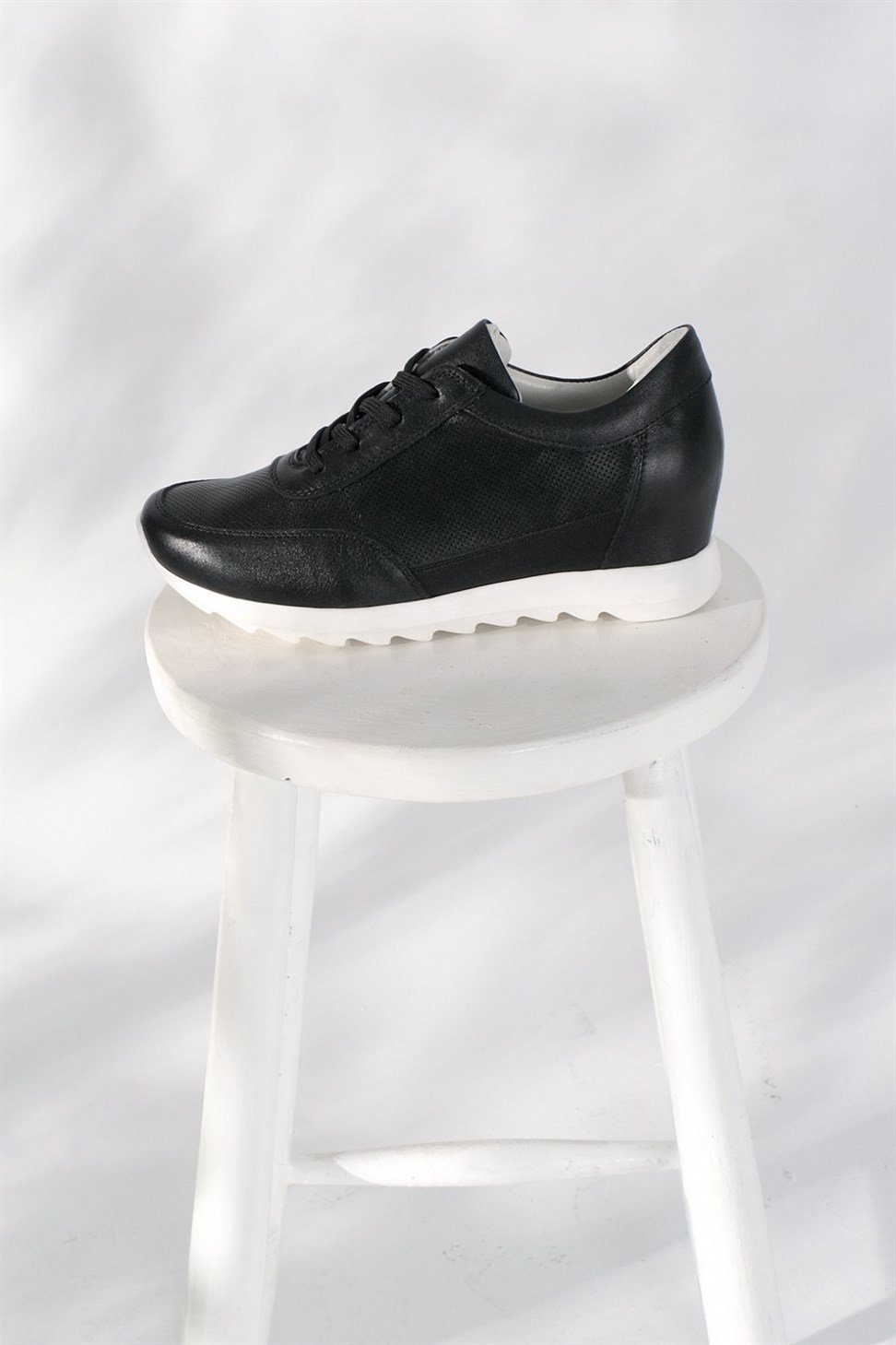 Kadın Deri Spor Ayakkabı & Sneaker SİYAH