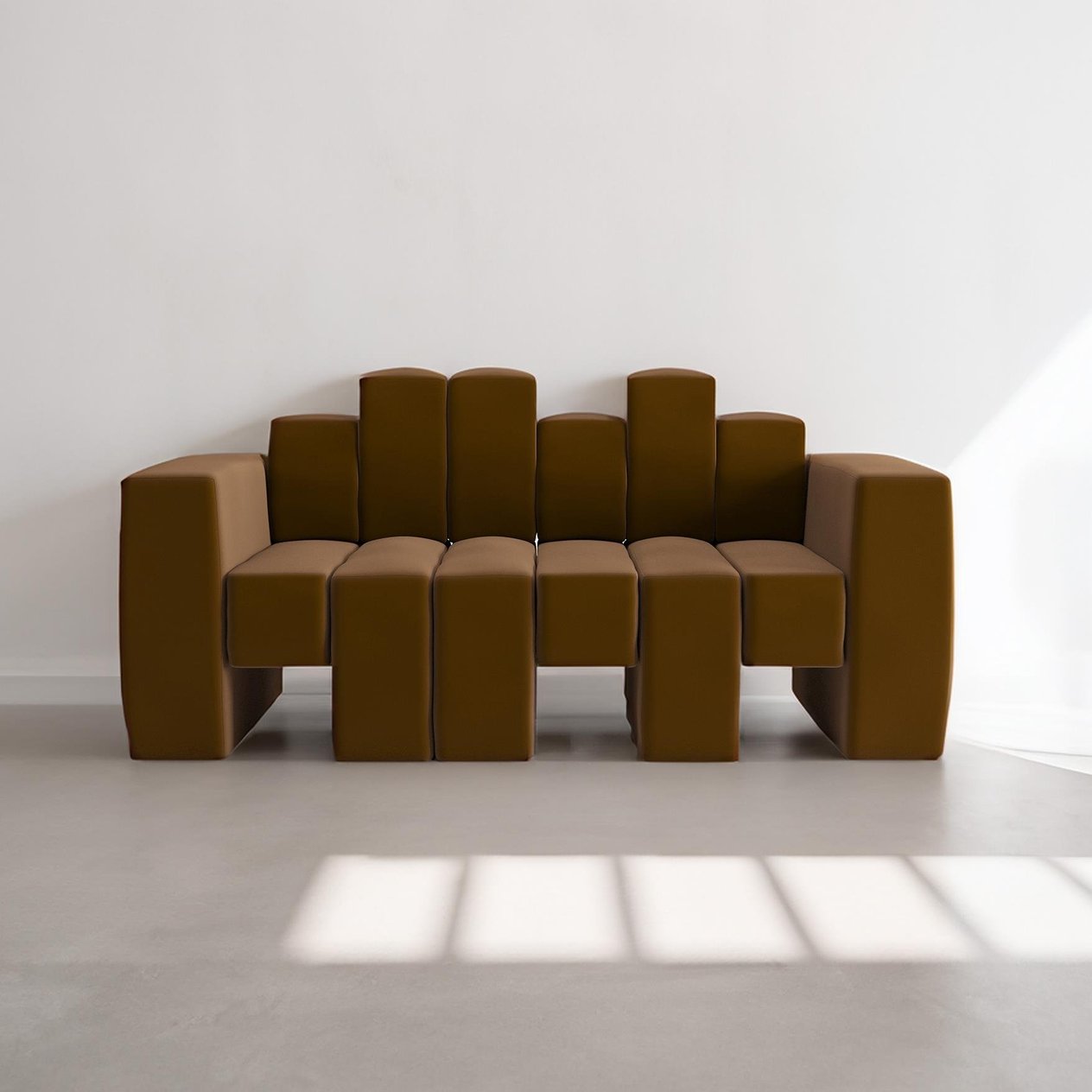 Brown Piano Sofa
