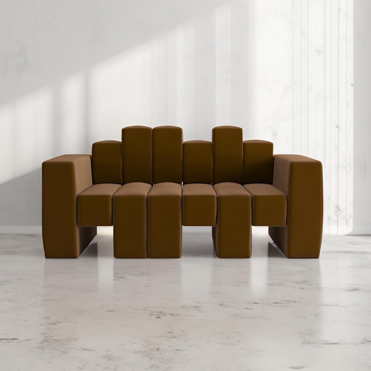 Brown Piano Sofa