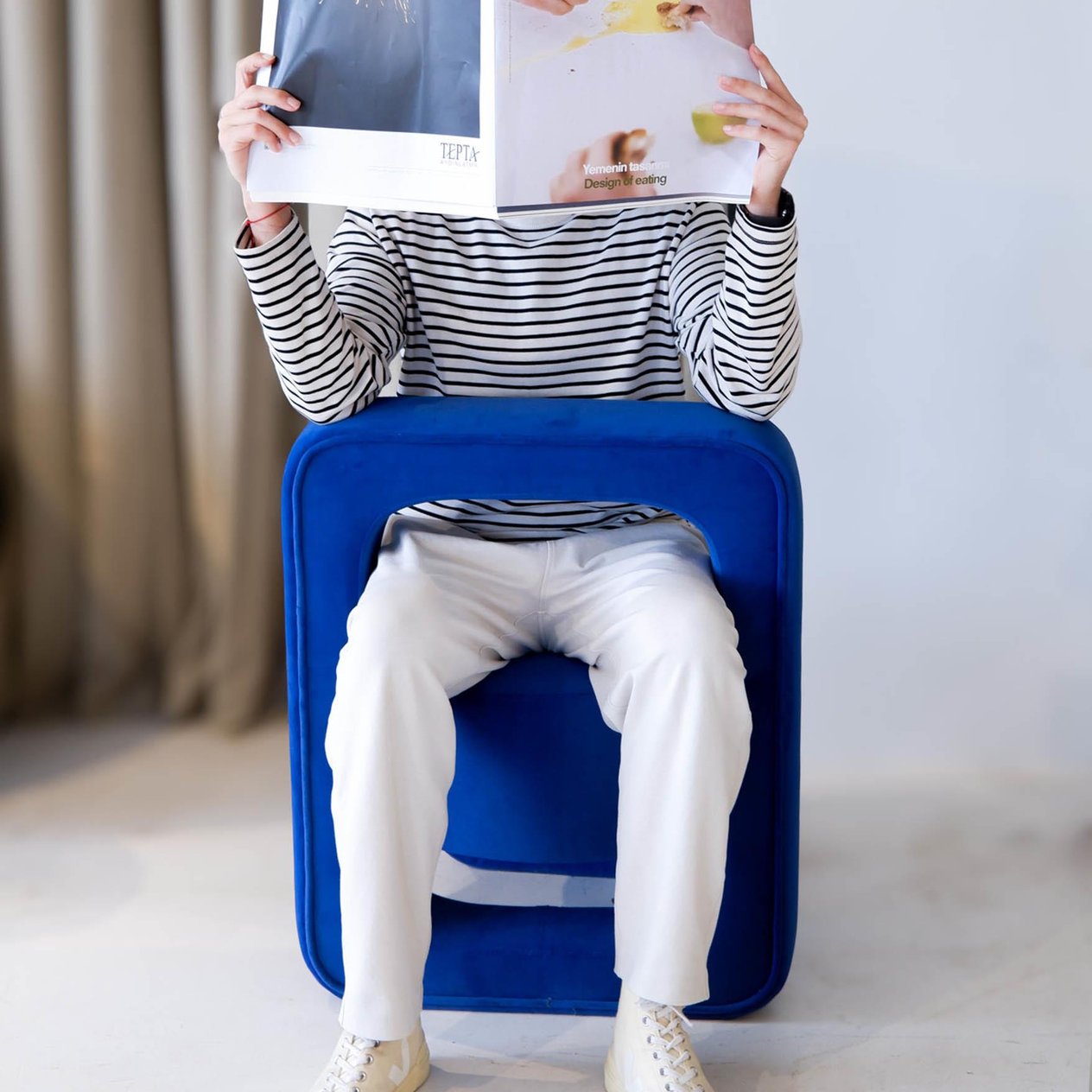 Blue Denk Single Seat