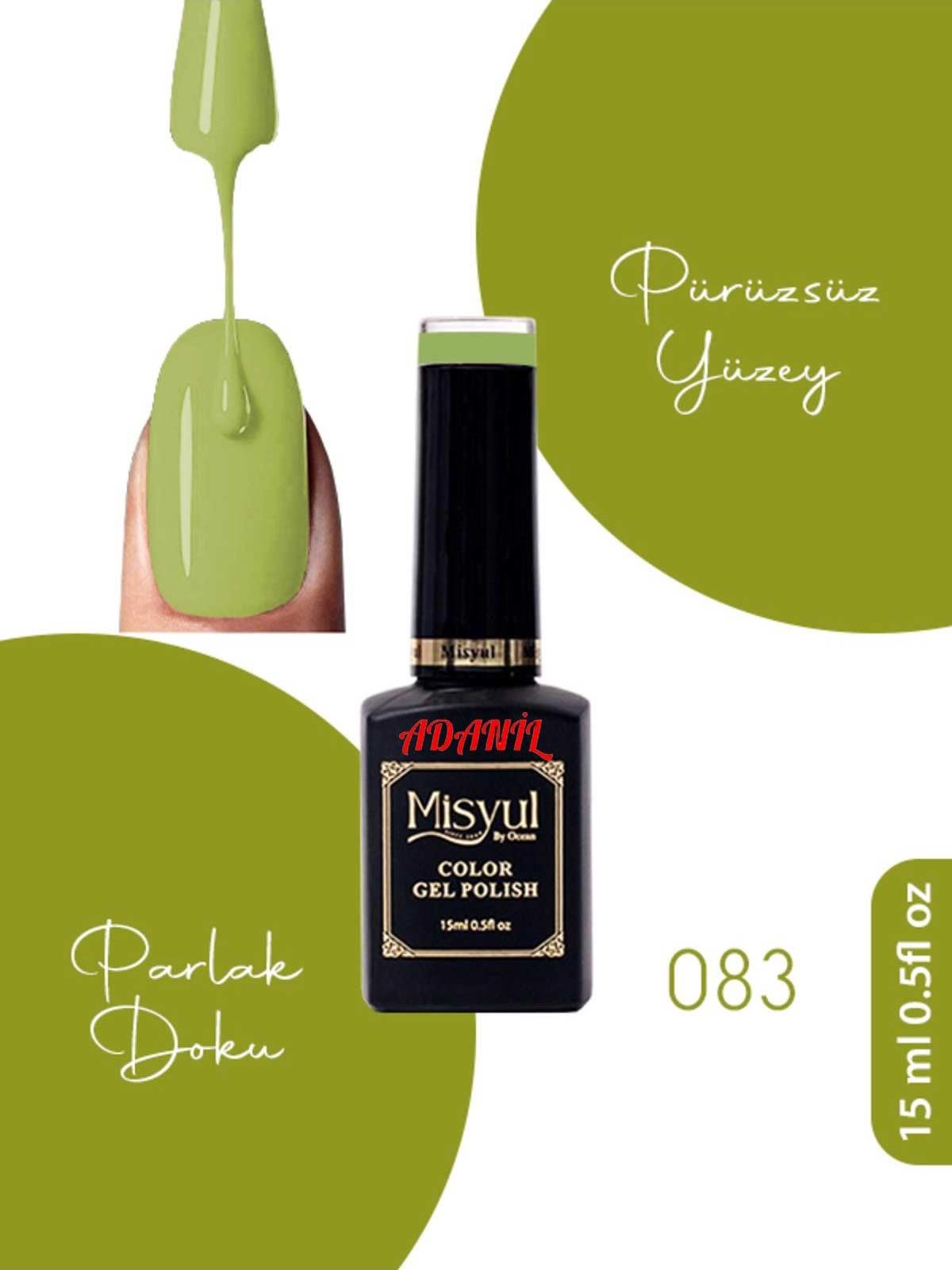 Adanil 15 ml Misyul Profesyonel Kalıcı Oje Mis-083 - ADANİL-MİSYUL-PRO-KALICI-OJE-MİS-083