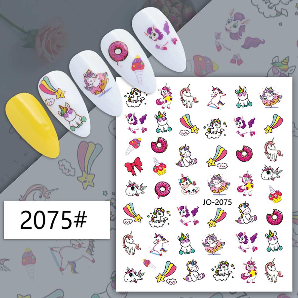 Adanil Donut Unicorn Sticker J0-2075 - ADANİL-STICKER-J0-2075