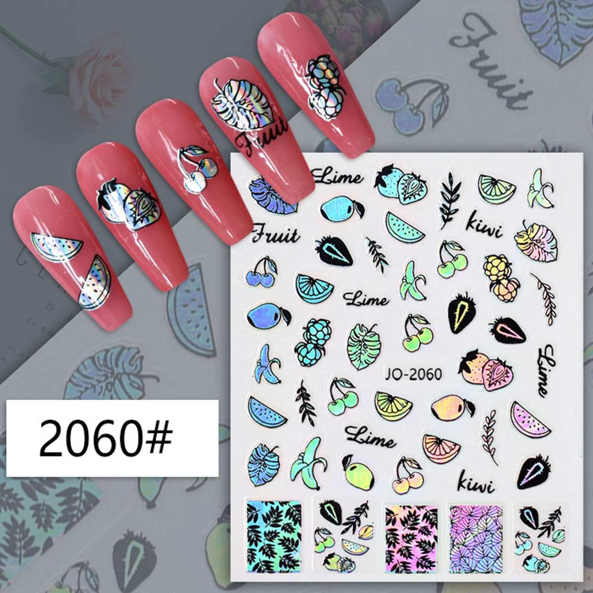Adanil Hologramlı Limon Karpuz Çilek Sticker J0-2060 - ADANİL-STICKER-J0-2060