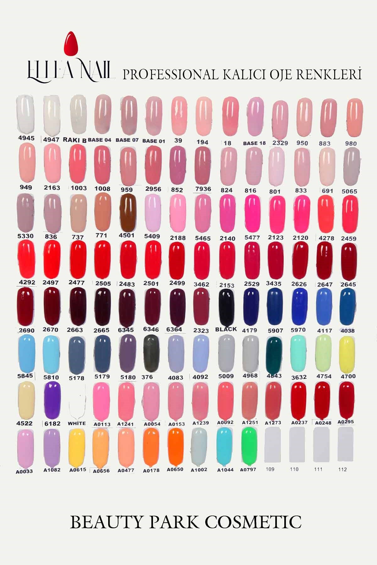 ELLEA NAIL PROFESYONEL KALICI OJE SERİSİ 2163