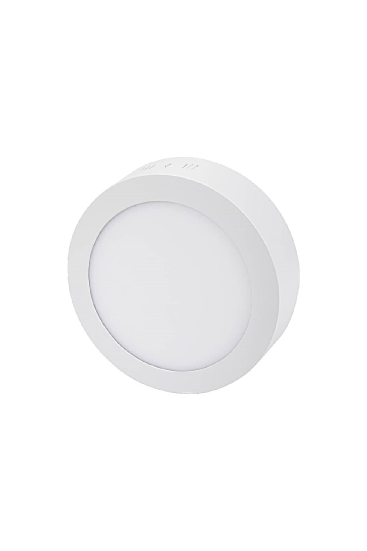 25 W BEYAZ IŞIK YUVARLAK BEYAZ KASA SIVA ÜSTÜ LED PANEL CT 5271