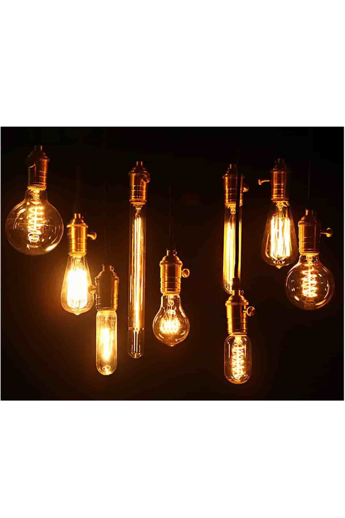 4W AMBER RUSTİK LED AMPUL ( E-27) CT 4350