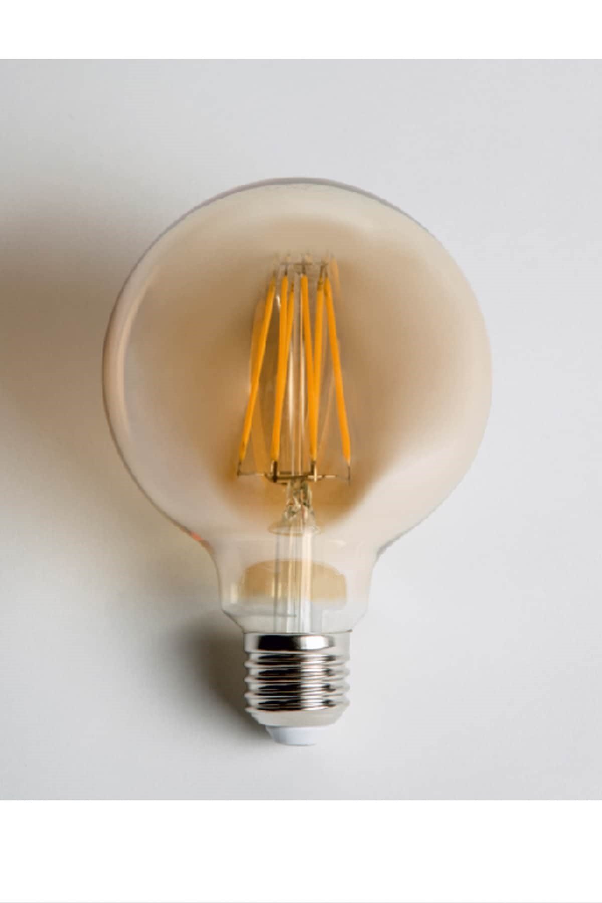 6W RUSTİK LED G90 GLOP AMPUL (E27)(AMBER)