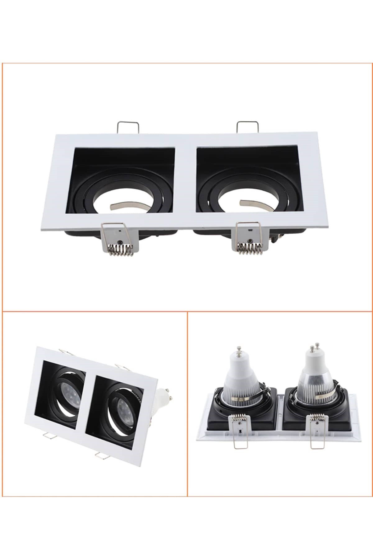 7W LED AMPUL (GU-10) (AMBER) CT 4215