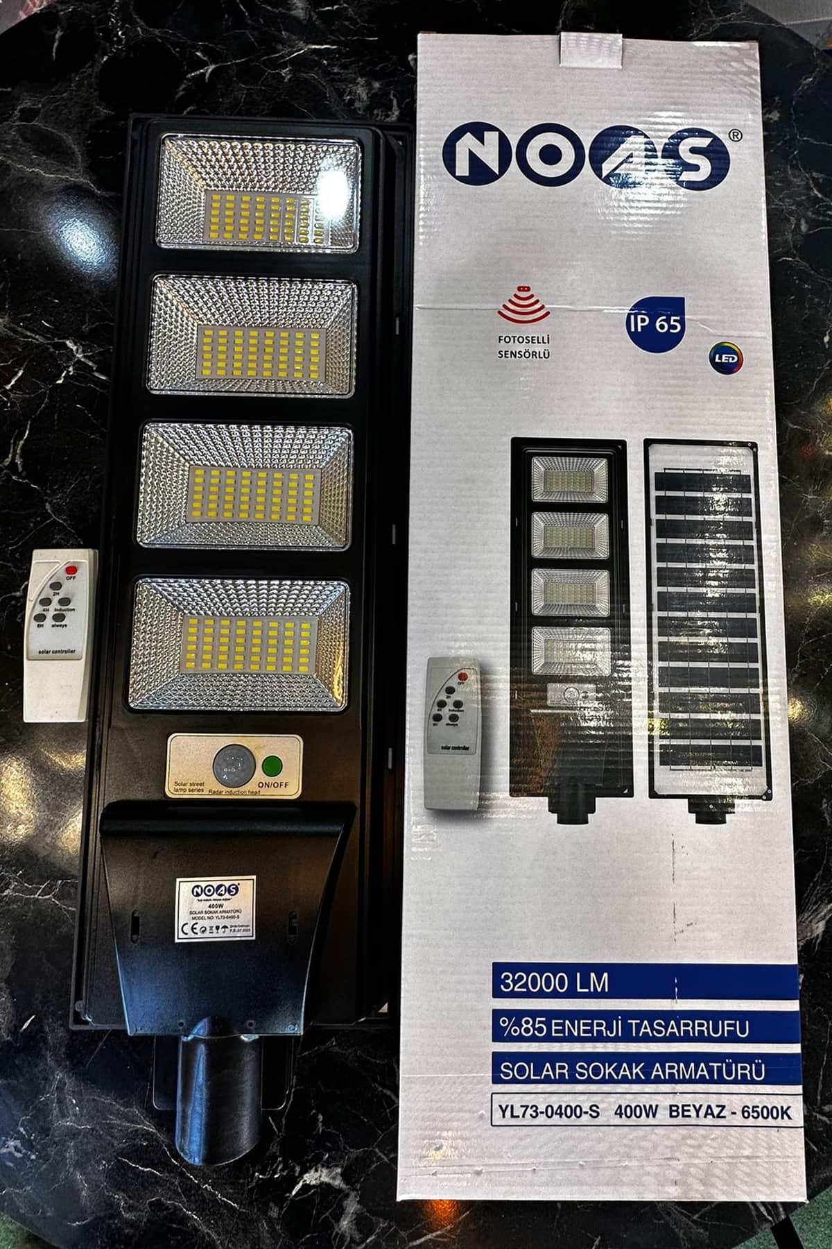 Noas 400w Solar Sokak Armatürü YL73-0400-S | Aydınlatmacım|Solar Armatürler|NOAS|YL73-0400-S