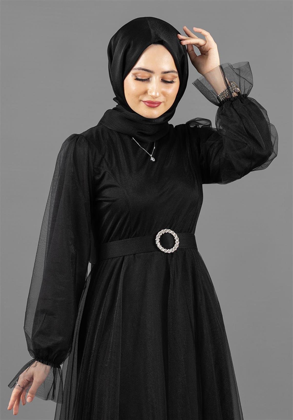 Peri Model Abiye - Siyah